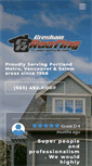 Mobile Screenshot of greshamroofing.com